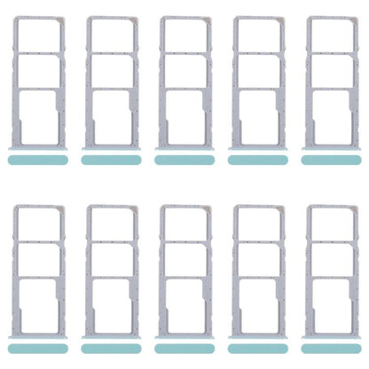 For Realme C51s CPH2641 10pcs Original SIM Card Tray + SIM Card Tray + Micro SD Card Tray, For Realme C51s (Original)