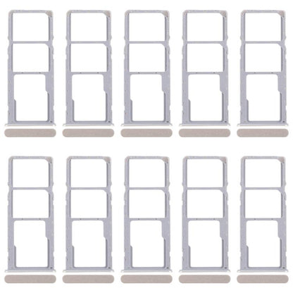 For Realme C63 5G RMX3950 10pcs Original SIM Card Tray + SIM Card Tray + Micro SD Card Tray, For Realme C63 5G(Original)