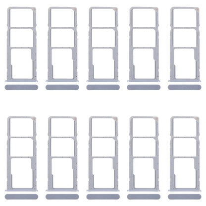 For Realme C63 4G 10pcs Original SIM Card Tray + SIM Card Tray + Micro SD Card Tray, For Realme C63 4G(Original)