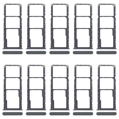 For Realme C61 4G RMX3939 RMX3930 10pcs Original SIM Card Tray + SIM Card Tray + Micro SD Card Tray, For Realme C61 4G(Original)