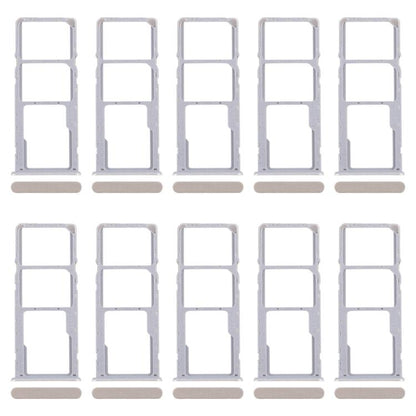 For Realme C61 4G RMX3939 RMX3930 10pcs Original SIM Card Tray + SIM Card Tray + Micro SD Card Tray, For Realme C61 4G(Original)