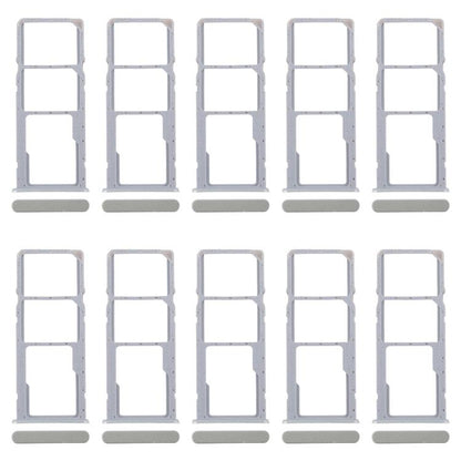 For Realme C61 India 4G RMX3933 10pcs Original SIM Card Tray + SIM Card Tray + Micro SD Card Tray, For Realme C61 India 4G(Original)