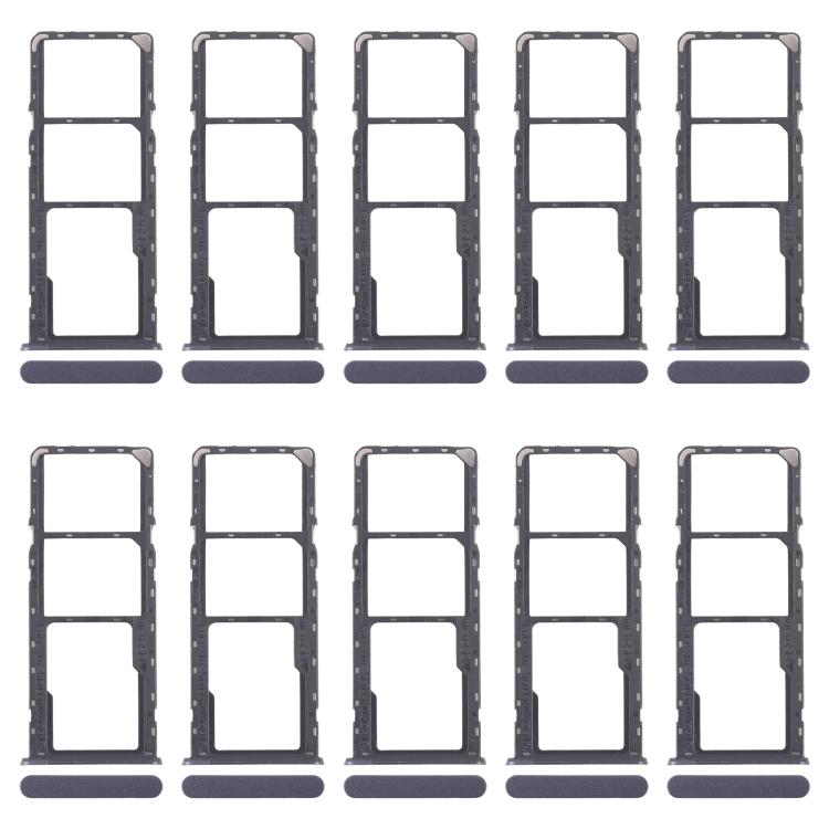 For Realme Narzo N63 4G 10pcs Original SIM Card Tray + SIM Card Tray + Micro SD Card Tray, For Realme Narzo N63 4G(Original)