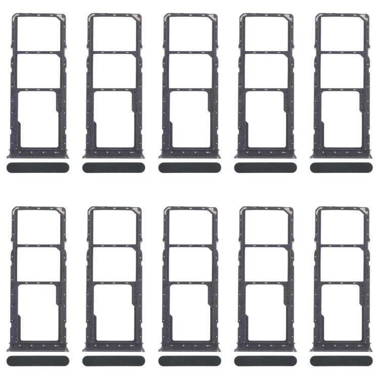 For Realme Narzo C71 4G RMX5303 10pcs Original SIM Card Tray + SIM Card Tray + Micro SD Card Tray, For Realme Narzo C71 4G (Original)