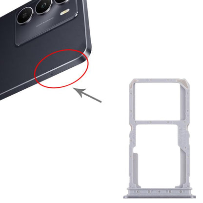 For Realme 14x India 10pcs Original SIM Card Tray + SIM Card Tray / Micro SD Card Tray, For Realme 14x India (Original)