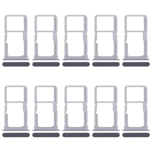 For Realme 14x India 10pcs Original SIM Card Tray + SIM Card Tray / Micro SD Card Tray, For Realme 14x India (Original)