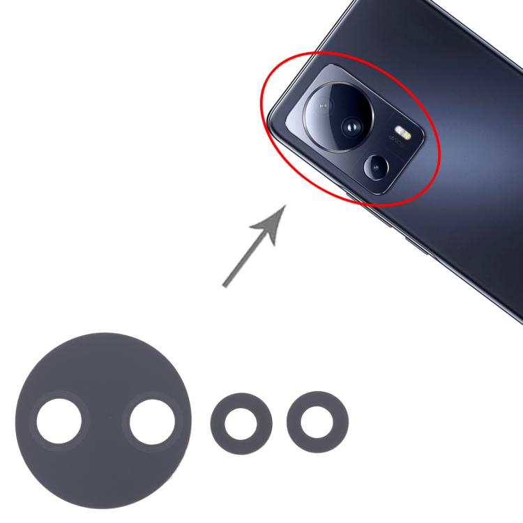 For Xiaomi Civi 2 10pcs Back Camera Lens, For Xiaomi Civi 2