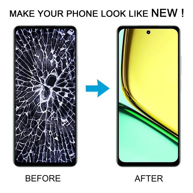 For Realme 12 Lite 4G OEM LCD Screen Digitizer Full Assembly with Frame, For Realme 12 Lite 4G(Dark Green), For Realme 12 Lite 4G