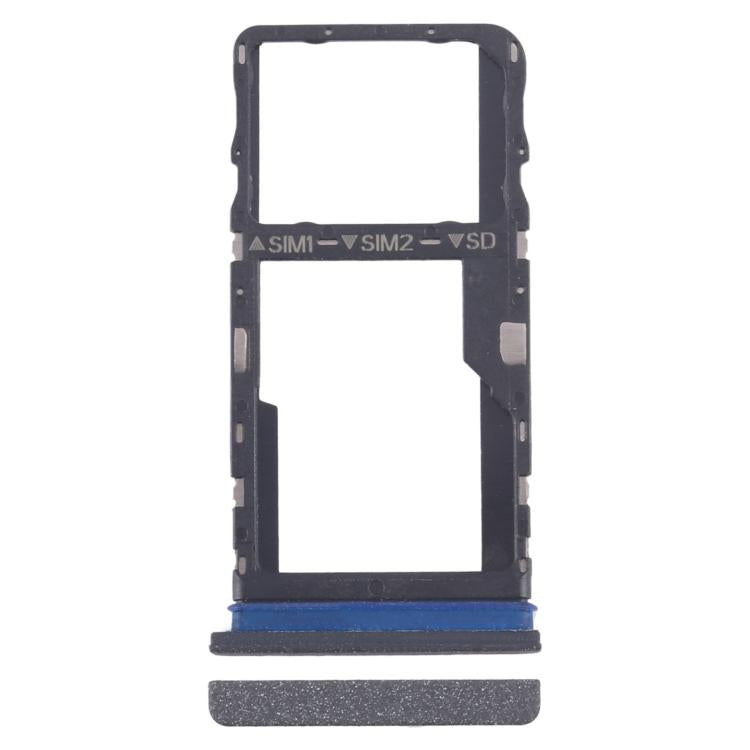For TCL 40 R T771K Original SIM Card Tray + SIM Card Tray / Micro SD Card Tray, For TCL 40 R(Original)
