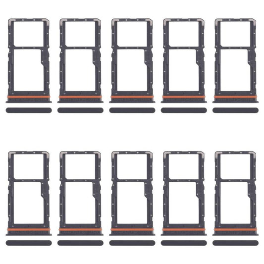 For Xiaomi Redmi 13 4G 10pcs SIM Card Tray + SIM Card Tray / Micro SD Card Tray, For Xiaomi Redmi 13 4G