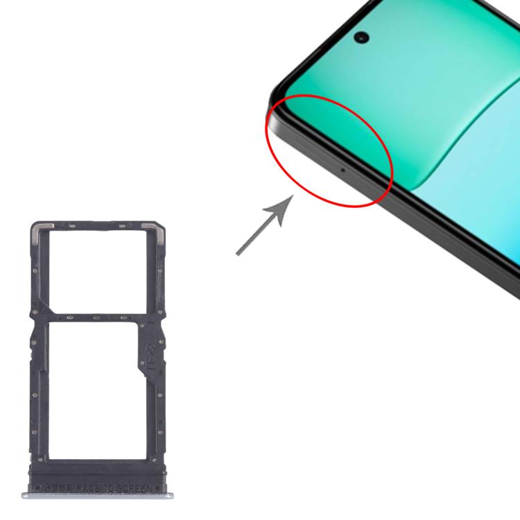 For Xiaomi Redmi 13 4G 10pcs SIM Card Tray + SIM Card Tray / Micro SD Card Tray, For Xiaomi Redmi 13 4G