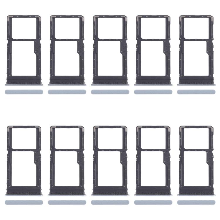 For Xiaomi Redmi 13 4G 10pcs SIM Card Tray + SIM Card Tray / Micro SD Card Tray, For Xiaomi Redmi 13 4G