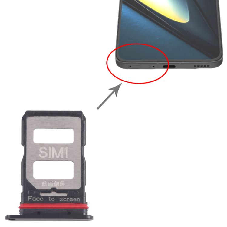 For Xiaomi Poco F6 Pro 10pcs SIM Card Tray + SIM Card Tray, For Xiaomi Poco F6 Pro