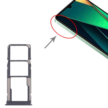 For Xiaomi Poco C75 10pcs Original SIM Card Tray + SIM Card Tray + Micro SD Card Tray, For Xiaomi Poco C75