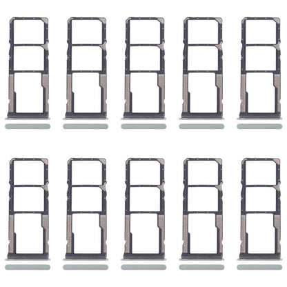 For Xiaomi Poco C75 10pcs Original SIM Card Tray + SIM Card Tray + Micro SD Card Tray, For Xiaomi Poco C75