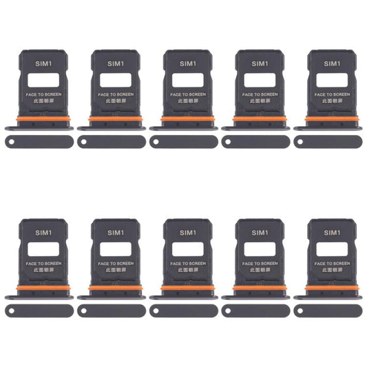 For Xiaomi 15 Ultra 10pcs SIM Card Tray + SIM Card Tray, For Xiaomi 15 Ultra