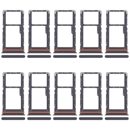 For Xiaomi Poco M6 4G 10pcs Original SIM Card Tray + SIM Card Tray / Micro SD Card Tray, For Xiaomi Poco M6 4G