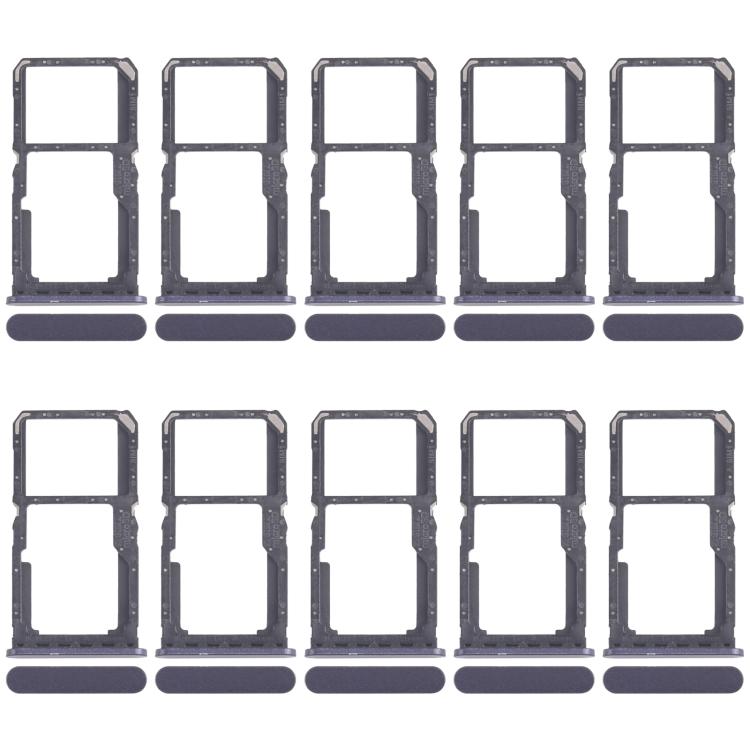 For Xiaomi Redmi A3x 10pcs Original SIM Card Tray + SIM Card Tray / Micro SD Card Tray, For Xiaomi Redmi A3x