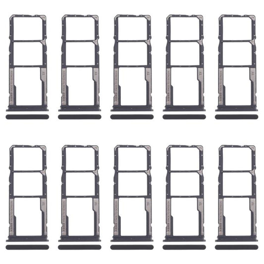 For Xiaomi Poco M6 Pro 4G 10pcs Original SIM Card Tray + SIM Card Tray + Micro SD Card Tray, For Xiaomi Poco M6 Pro 4G