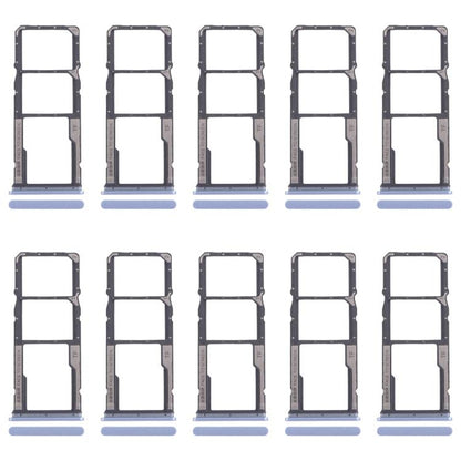 For Xiaomi Poco M6 Pro 4G 10pcs Original SIM Card Tray + SIM Card Tray + Micro SD Card Tray, For Xiaomi Poco M6 Pro 4G