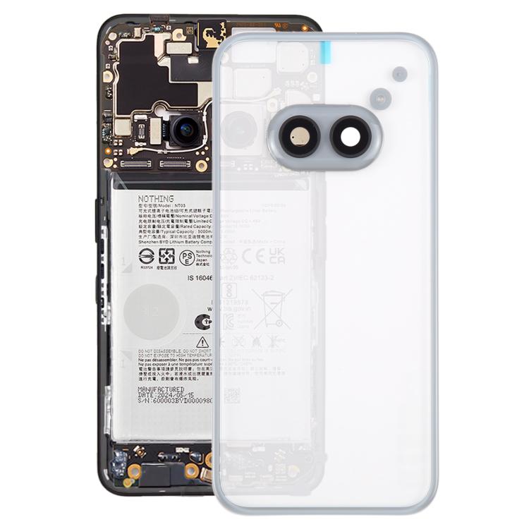 For Nothing Phone 2a Plus Original Transparent Back Cover with Camera Lens Cover, For Nothing Phone 2a Plus(Original)