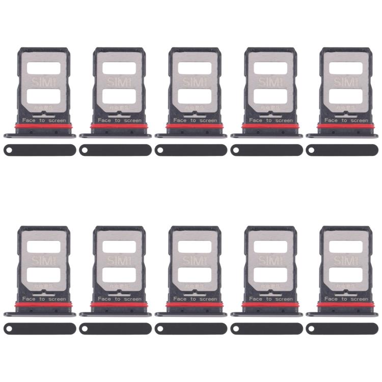 For Xiaomi Redmi K70 Pro 10pcs SIM Card Tray + SIM Card Tray, For Xiaomi Redmi K70 Pro