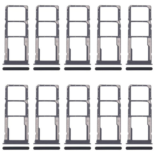 For Xiaomi Redmi 14C 5G 10pcs SIM Card Tray + SIM Card Tray + Micro SD Card Tray, For Xiaomi Redmi 14C 5G