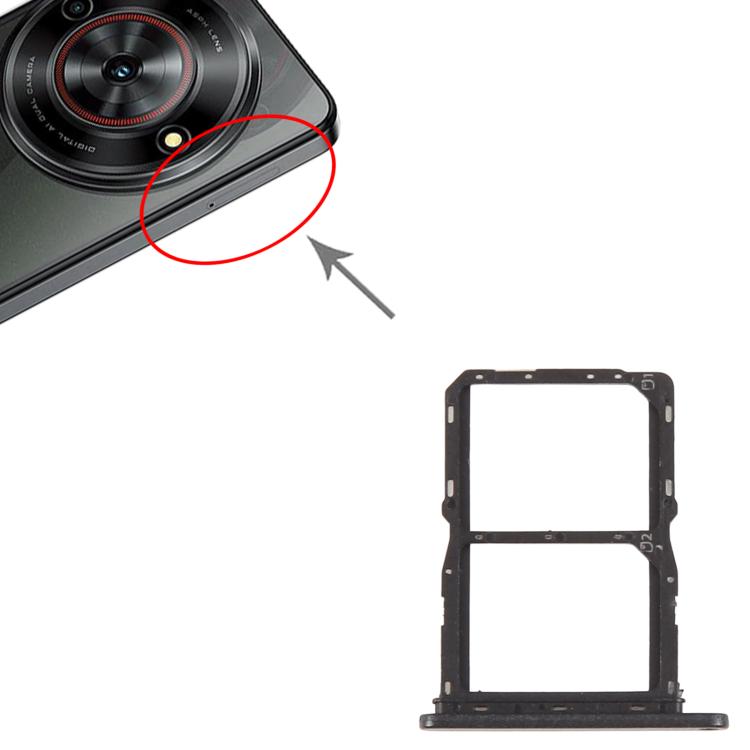 For ZTE Blade A75 5G Z2357N SIM Card Tray + SIM Card Tray, For ZTE Blade A75 5G
