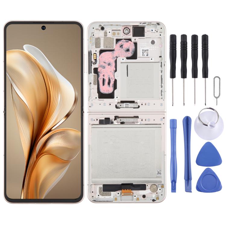 For ZTE nubia Flip Original OLED LCD Screen Digitizer Full Assembly with Frame, For ZTE nubia Flip(Original)