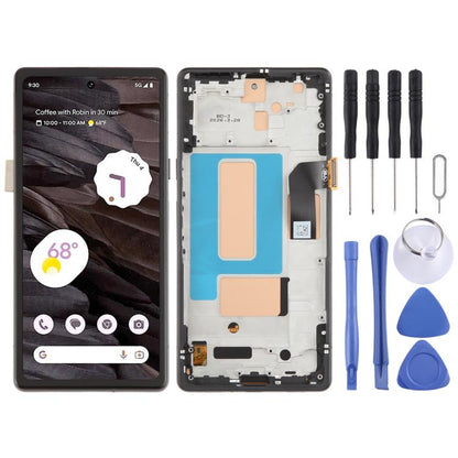For Google Pixel 7a GWKK3 G82U8 TFT LCD Screen Digitizer Full Assembly with Frame, For Google Pixel 7a (TFT)