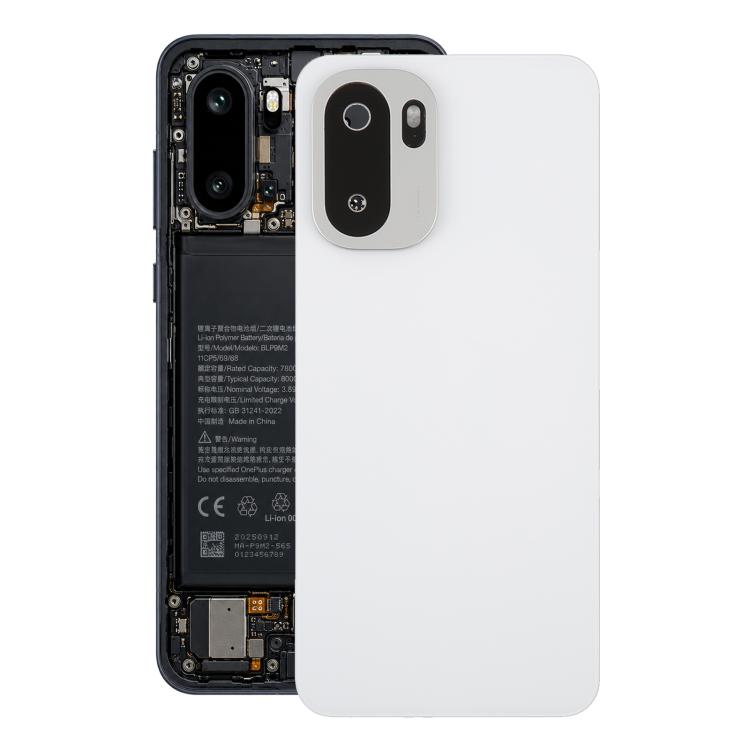 For OnePlus Ace 6 PLQ110 Original Glass Back Cover with Camera Frame / Adhesive, For OnePlus Ace 6(Original)