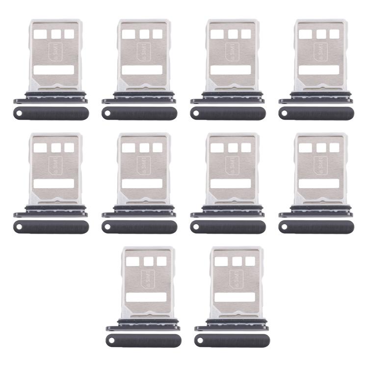 For Huawei P60 10pcs Original SIM Card Tray + NM Card Tray, For Huawei P60(Original)