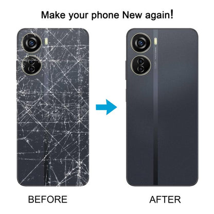 For ZTE Axon 40 Lite Plastic Battery Back Cover with Camera Lens Cover, For ZTE Axon 40 Lite(with Camera Cover)