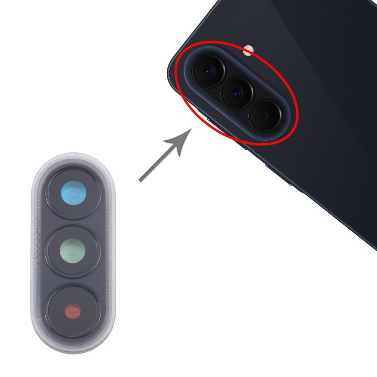 For Samsung Galaxy A57 SM-A576B 10pcs Rear Camera Lens Cover, For Samsung Galaxy A57