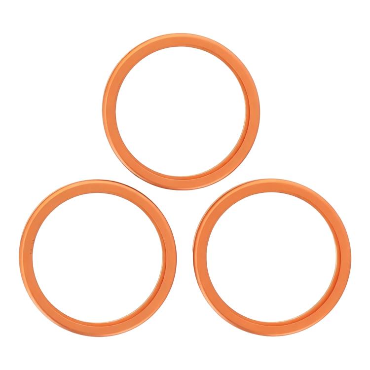 For iPhone 17 Pro Max / 17 Pro 3pcs/set Rear Camera Glass Lens Metal Outside Protector Hoop Ring, For iPhone 17 Pro / 17 Pro Max