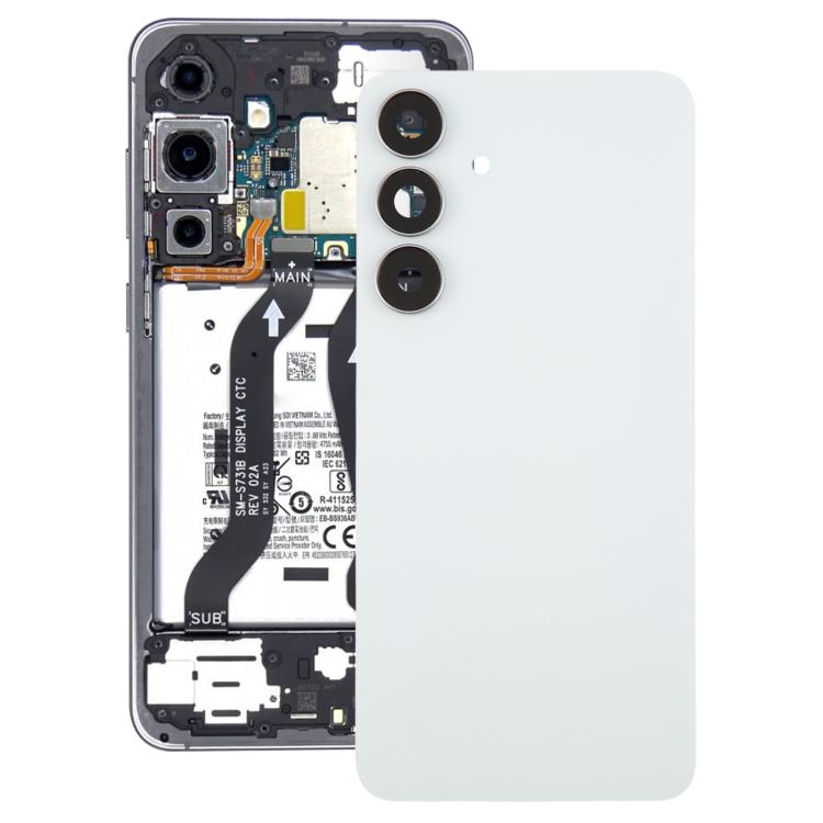 For Galaxy S25 FE SM-S731B OEM Battery Back Cover with Camera Lens Frame, For Samsung Galaxy S25 FE(with Camera Lens Frame)