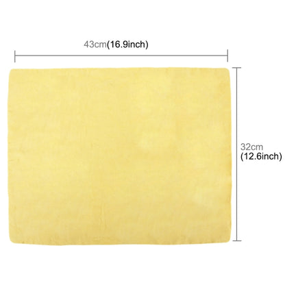 KANEED Synthetic Chamois Drying Towel Super Absorbent PVA Shammy Cloth for Fast Drying of Car, Size: 43 x 32 x 0.2cm, UK Stock Drying Towel Super Absorbent PVA Shammy Cloth, US Stock Drying Towel Super Absorbent PVA Shammy Cloth