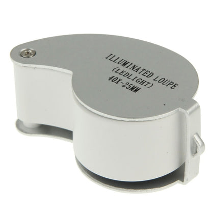 40X-25MM LED Illuminated Loupe / Jewelry Magnifier, 40X
