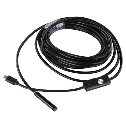 Waterproof Micro USB Endoscope Snake Tube Inspection Camera with 6 LED for OTG Android Phone, Length: 5m, Lens Diameter: 7mm, 7mm
