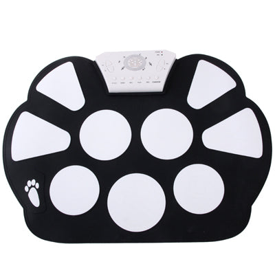 W758 USB 2.0 MIDI Soft Roll-up Drum Kit, Size: 38.2 x 27.6cm, Electronic Drum