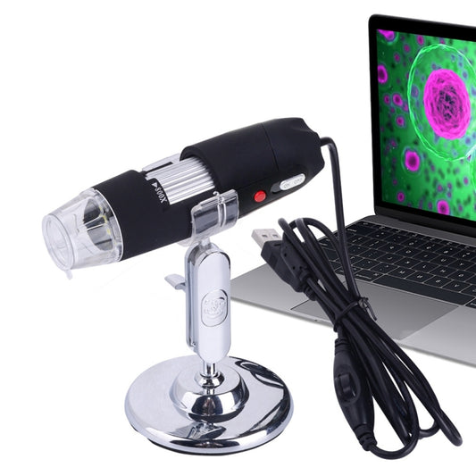 2.0 Mega Pixels 800X USB Digital Microscope with 8 LED White Light / Holder, 800X
