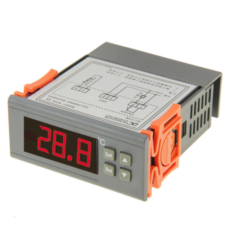 RC-210M Digital LCD Temperature Controller Thermocouple Thermostat Regulator with Sensor Termometer, Temperature Range: -40 to 110 Degrees Celsius
