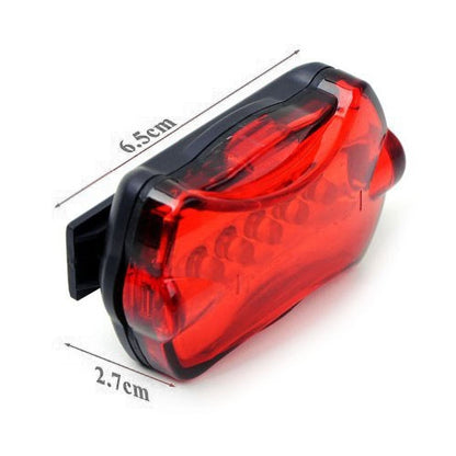 5 LED 7 Mode Bike Bicycle Rear Tail Safety Flash Light Lamp, 5 LED Tail Light