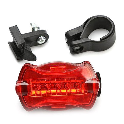 5 LED 7 Mode Bike Bicycle Rear Tail Safety Flash Light Lamp, 5 LED Tail Light