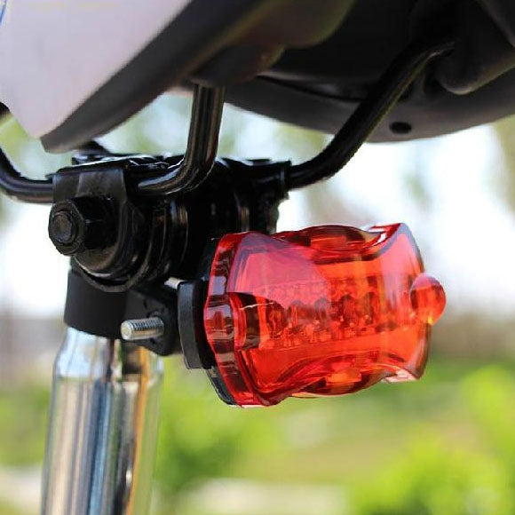 5 LED 7 Mode Bike Bicycle Rear Tail Safety Flash Light Lamp, 5 LED Tail Light