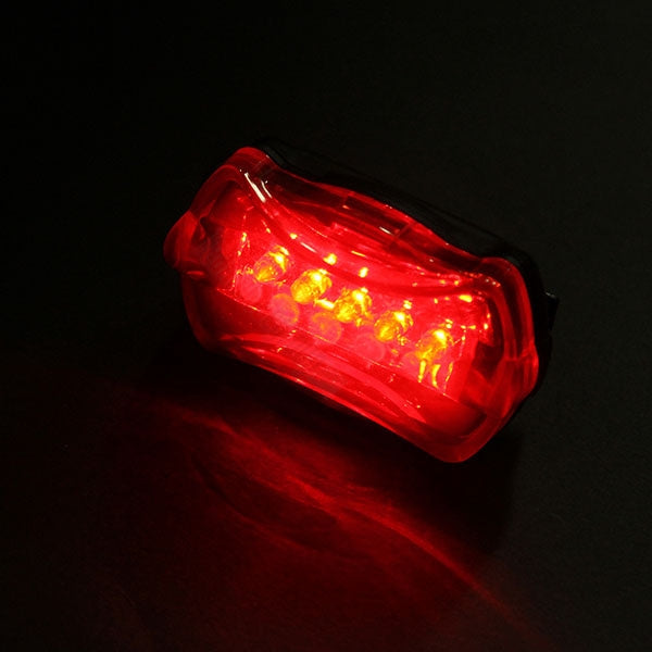 5 LED 7 Mode Bike Bicycle Rear Tail Safety Flash Light Lamp, 5 LED Tail Light
