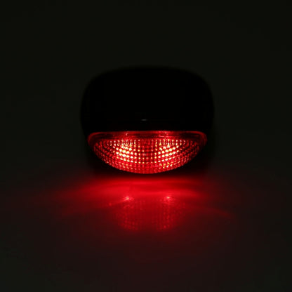 4 Flash Mode Available Solar Energy Rechargeable Bicycle Tail Light with 2 Red LED, Solar Energy Bicycle Tail Light