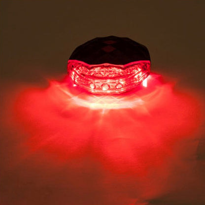 Bicycle LED Light Laser Night Mountain Bike Tail Light Taillight MTB Safety Warning Bicycle Rear Light Lamp Bycycle Light, Red, Blue