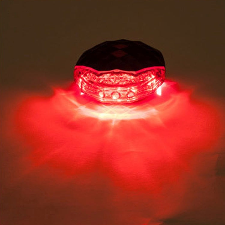 Bicycle LED Light Laser Night Mountain Bike Tail Light Taillight MTB Safety Warning Bicycle Rear Light Lamp Bycycle Light, Red