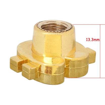 Universal 8mm Dollar Style Plastic Car Tire Valve Caps, Pack of 4, Dollar Style